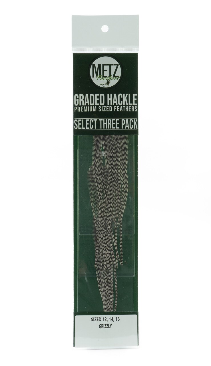 Umpqua / Metz Hackle Select Single Pack in Grizzly